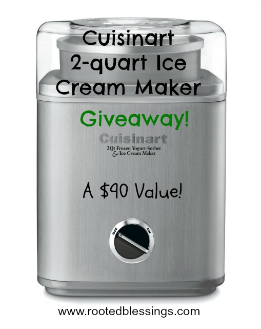 Ice Cream Maker Giveaway