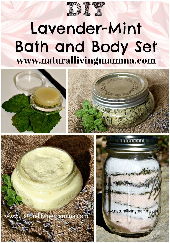 DIY-Lavender-Mint-Bath-and-Body-Set